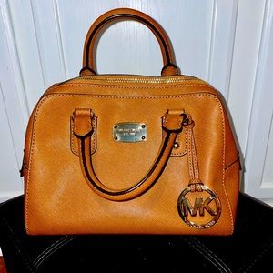 Michael Kors Small Dome Leather Satchel